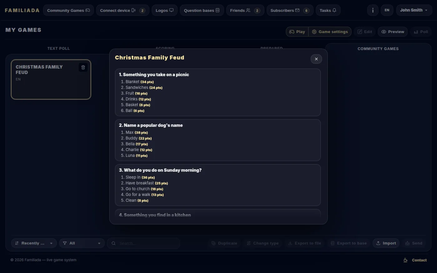 Preview of a library game